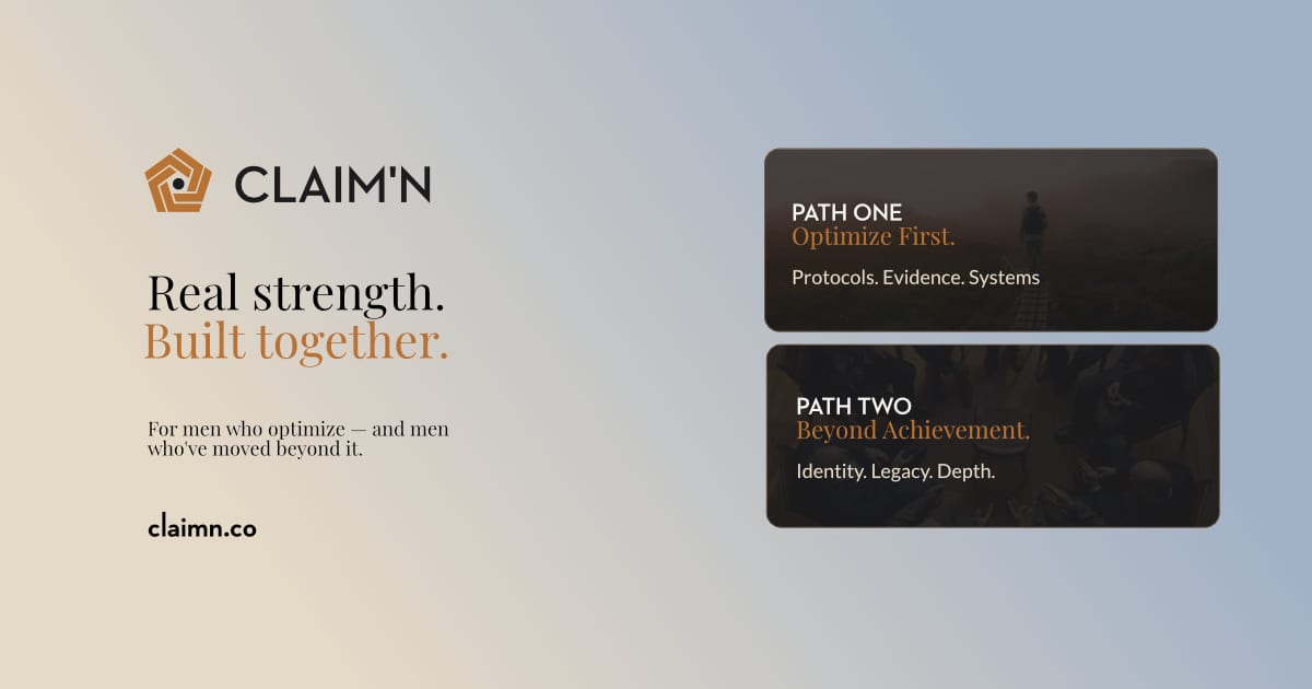 CLAIM'N | Integrated Performance for Men Who Build